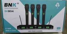 BNK BK804 Wireless Microphone Set 4-Channel VHF
