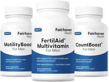 FertilAid, MotilityBoost, & Countboost Combo, Men Fertility