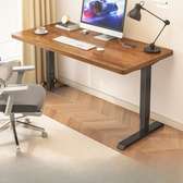 Office Table; 1200mm Brown Electric Table