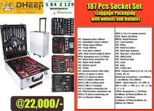 187PCS Socket Set Rolling Case TQ73089-mechanical tool Set