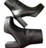 H&M Women's Leather Boots Heels for Sale