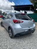 Mazda Demio gray color 2018 model fully loaded silver.