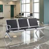 Reception Bench; 3-Seater Metallic Waiting Bench
