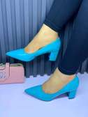 Ladies chunky heels.