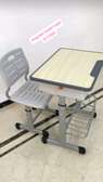 Adjustable Student Desk & Chair Set with Storage