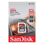 64GB SanDisk Ultra SDXC UHS-I Memory SD Card