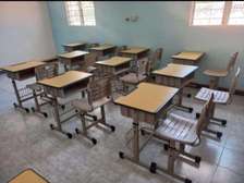 Adjustable School Desks & Chairs Set