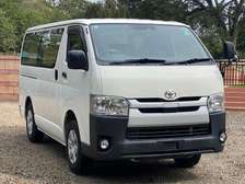 Toyota Hiace 7L white color fully loaded 2019 model.