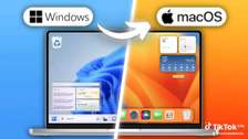 Installing Mac software in windows computer