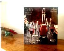 For Sale The Cellini Set! Blown Crystal Glasses