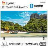 Lyons LST5003W 50 Inch Smart Android Frameless TV NEW