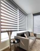 Modern Zebra Roller Blinds Large Window Light Control