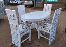 4 seater hardwood dining table.