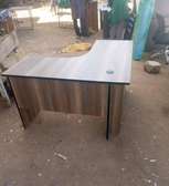 L shape desk with drawers