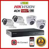 Four CCTV Cameras Complete Kit