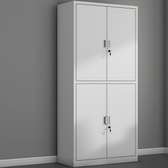 Office Cabinet: 4-Door Lockable Storage Cabinet