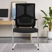 Office chair: Black High-Back Conference Chair