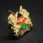 Coat of Arms Kenya Lapel Pin Badge