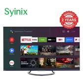 Syinix 65 inch Smart Tv UHD 4k Android Frameless LED Tv.