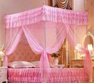 Pink 4 Stand Mosquito Net