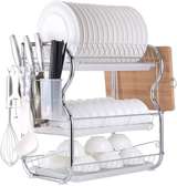 Stainless Steel 3 layer dish drainer rack