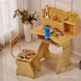 Wooden Kid's Desk and Chair