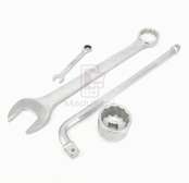 65mm Combination Spanner Wrench, Socket, and L Handle Set