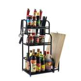 3 Tier spice rack available in black only