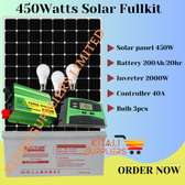 450w solar system with 200ah alltop battery
