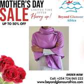 Women's purple poncho very fashionable