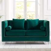 Latest green two seater sofa set