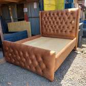 5 by 6 modern brown chester bed