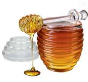 Acrylic honey dispenser dipper