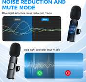 MILOUZ Dual Wireless Microphones for iPhone/Android