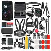GoPro HERO9 Black with 32GB Card & 50 Piece Accessory Kit