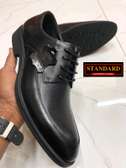 BLACK SHARP POINTED OFFICIAL SHOES