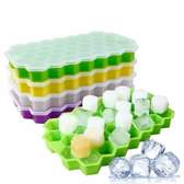 Reusable honeycomb silicone ice cube mould