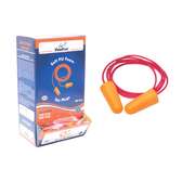 Disposable Orange Corded PU-FOAM Earplug