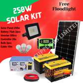 250W Solar fullkit with CHLORIDE EXIDE 75 MF 2pcs