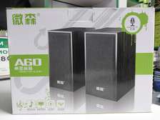 Wooden Multimedia USB Computer Speaker Desktop Subwoofer