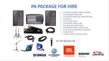 PA System Hire Services in Nairobi