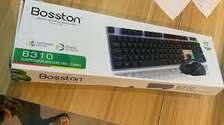 Bosston Gaming Keyboard Mouse Combos Wired for Desktop