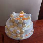 Soft cream birthday cakes