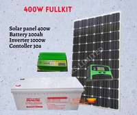 400w solar fullkit with 200ah battery