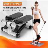 Mini Stepper with Resistance Bands Compact Cardio