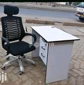 Office adjustable chair plus a laptop desk