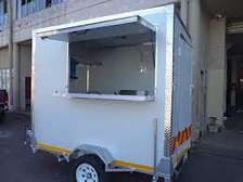 Mobile trailer kitchen .