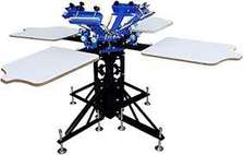 4 Color 4 Station Silk Screen Printing