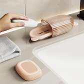 Creative Portable Travel Soap Dish with Brush