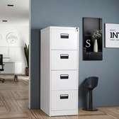4-Drawer Metallic Filing Cabinet